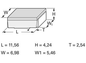 Dale SMD-Resistor, 100 Ω, 4527, 2 W, ±1 %, WSC4527100R0FEA
