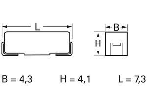 AVX SMD tantalum capacitor, 33 µF, 25 V, ±20%