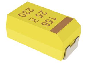 Kemet SMD tantalum capacitor, 15 µF, 35 V, ±10%