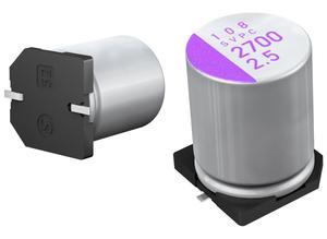 Panasonic Aluminium hybrid polymer capacitor 120 µF, 10 V, 6.3x6 mm