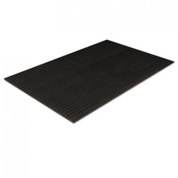 Crown Tuff-Spun Foot Lover Anti-Fatigue Rib Mat, PVC, 36 x 144, Black (FL3612BK)