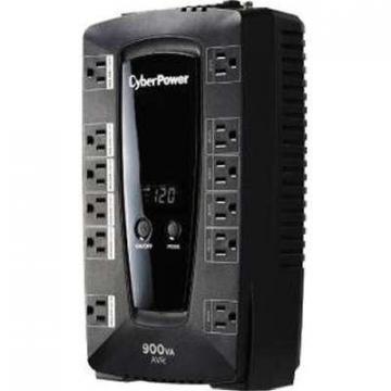 CyberPower AVRG900LCD 900VA/ 480W Simulated Sine Wave UPS LCD AVR 12 Outlets/USB/RJ11