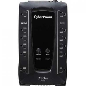 CyberPower AVRG750U 750VA AVR UPS 120V USB 12 Out 5-15R 5FT RJ11 Line-Int