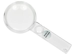 Bernstein Plastic magnifying glass with additional lens in the glass, 45 mm, 3.25x