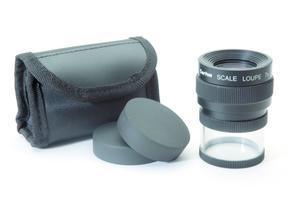 Ideal-tek Loupe - 7X, 4 lens, scale mm/inch
