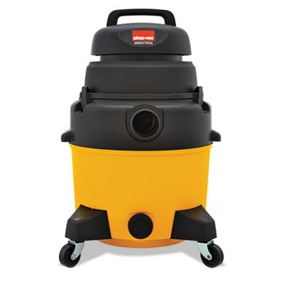 Shop-Vac Industrial Wet/Dry Vacuum, 8 gal Capacity, 8 amp, 25 lbs, Black/Yellow