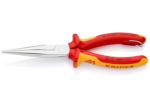 Knipex VDE-Snipe Nose Side Cutting Pliers with tether attachment point, 200 mm
