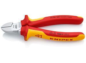 Knipex Diagonal Cutter insulated with multi-component grips, VDE-tested 160 mm