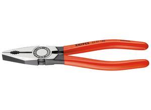 Knipex Combination Pliers black atramentized polished plastic coated 160 mm
