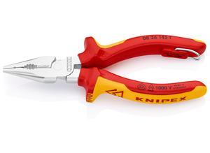 Knipex VDE-Needle-Nose Combination Pliers with tool tether 145 mm