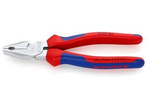 Knipex High Leverage Combination Pliers chrome plated with multi-component grips 180 mm
