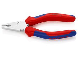Knipex Combination Pliers chrome plated with multi-component grips 140 mm