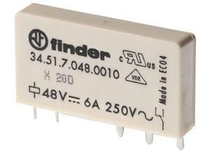 Finder Relay, 1 changeover, 60 VDC, 10 A