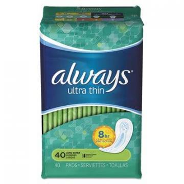 Always Ultra Thin Pads, Super Long, 40/pack