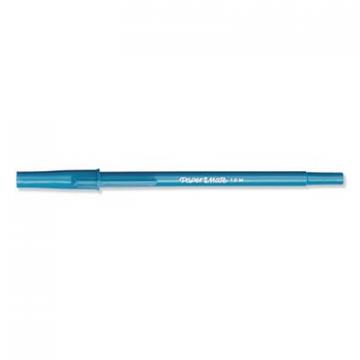 Paper Mate Write Bros. Stick Ballpoint Pen, Medium 1mm, Blue Ink/Barrel, Dozen
