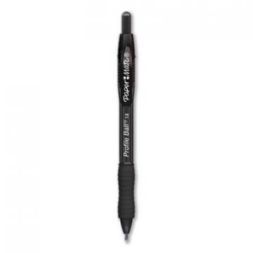 Paper Mate Profile Retractable Ballpoint Pen, Bold 1 mm, Black Ink/Barrel, 36/Pack