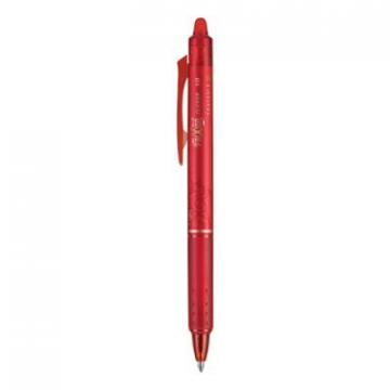 Pilot FriXion Clicker Erasable Retractable Gel Pen, 1 mm, Red Ink/Barrel, Dozen