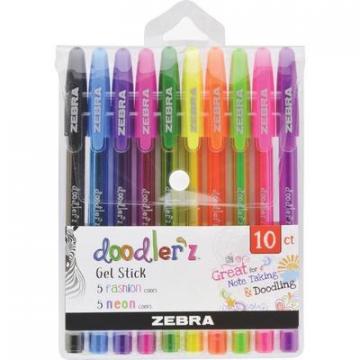 Zebra Pen Doodler'z Gel Stick Pen Set