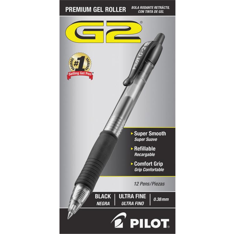 Pilot G2 Ultra Fine Retractable Pens