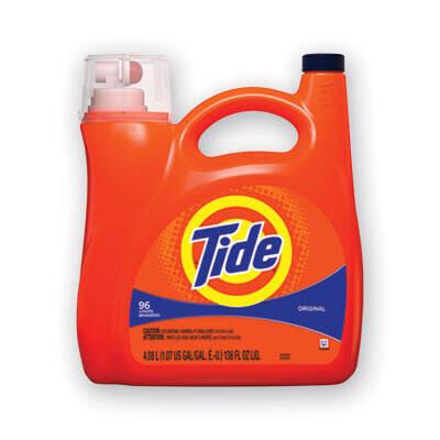 Tide Liquid Laundry Detergent, Original, 150 oz Pump Dispenser, 4/Carton (40367)