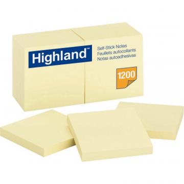 3m Highland Self-Sticking Notepads