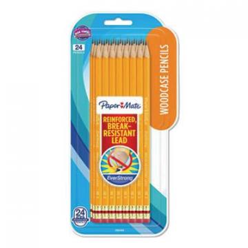 Paper Mate EverStrong #2 Pencils, HB #2, Yellow, 24/Pack (2065460)