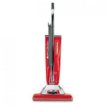Sanitaire TRADITION Bagless Upright Vacuum, 16" Wide Path, 18.5 lb, Red (SC899H)