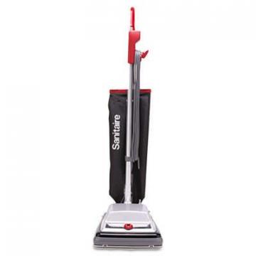 Sanitaire TRADITION QuietClean Upright Vacuum, 18 lb, Gray/Red/Black (SC889B)