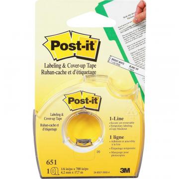 3m Post-it Labeling/Cover-up Tape 651