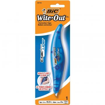 BIC Wite-Out Exact Liner Brand Correction Tape WOELP11