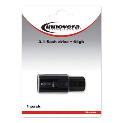 Innovera USB 3.0 Flash Drive, 64 GB, (82064)