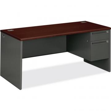 HON 38000 Series Right Pedestal Desk - 2-Drawer