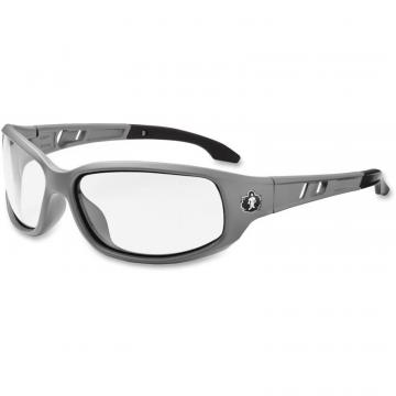 ergodyne Valkyrie Clear Lens/Gray Frame Safety Glasses