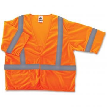 ergodyne GloWear Class 3 Orange Economy Vest