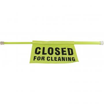 Impact Products Closed For Cleaning Safety Sign Pole