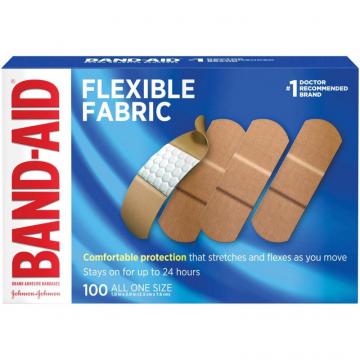 BAND-AID Flexible Fabric Adhesive Bandages