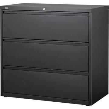 Lorell 3-Drawer Black Lateral Files 88031
