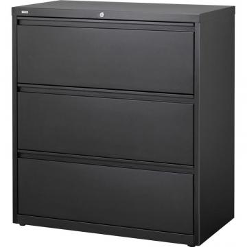 Lorell 3-Drawer Black Lateral Files 88028
