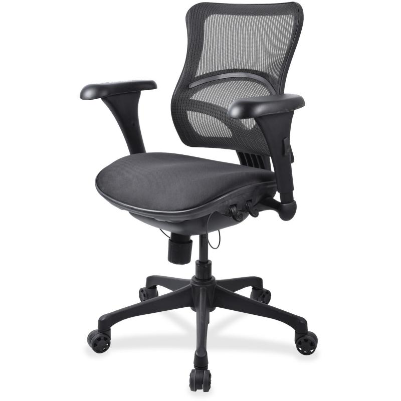 Lorell Mid-back Fabric Seat Chairs