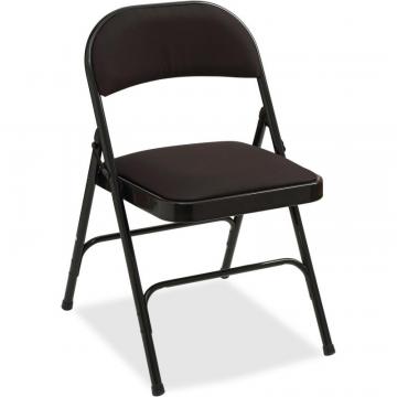 Lorell Padded Seat Folding Chairs - 4/CT