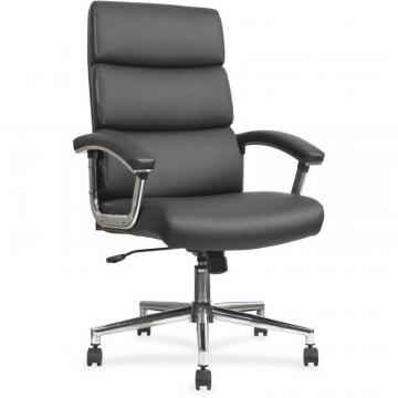 Lorell Leather High-back Chair