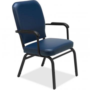 Lorell Fixed Arms Vinyl Oversized Stack Chairs