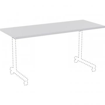 Lorell Rectangular Invent Tabletop - Light Gray