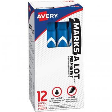 Avery Large Desk-Style Permanent Markers 8886