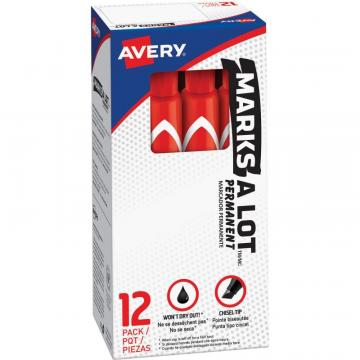 Avery Large Desk-Style Permanent Markers 8887