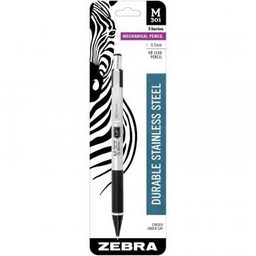 Zebra Pen M-301 Stainless Steel Mechanical Pencils 54011