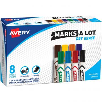 Avery Marks A Lot Desk-Style Dry-Erase Markers 24411