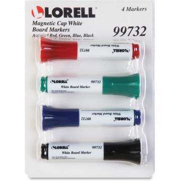 Lorell Magnetic Cap Whiteboard Markers 99732