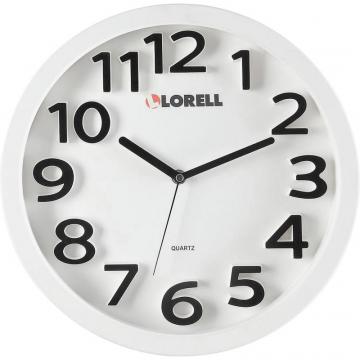Lorell 13" Round Quartz Wall Clock