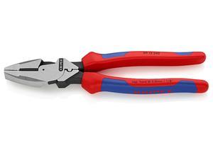 Knipex Lineman's Pliers black atramentized polished with multi-component grips